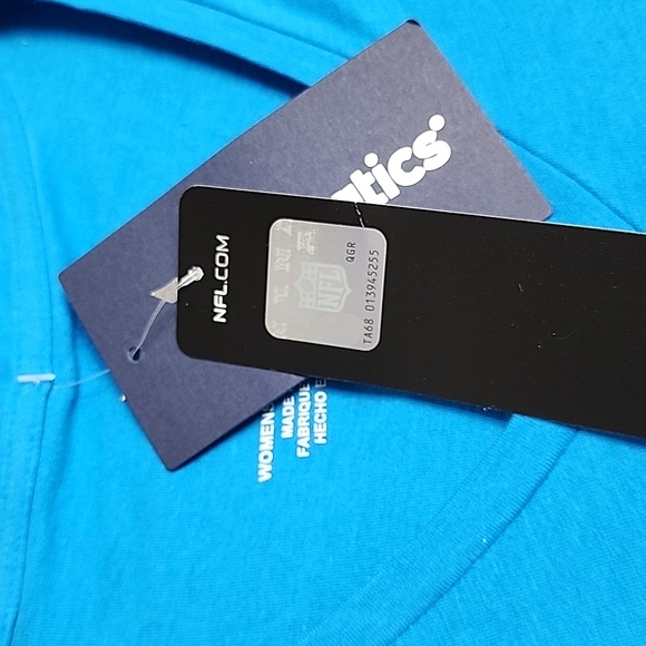 Blue Carolina Panthers Women's Tshirt by Fanatics. NWT. Size XL - Picture 5 of 7